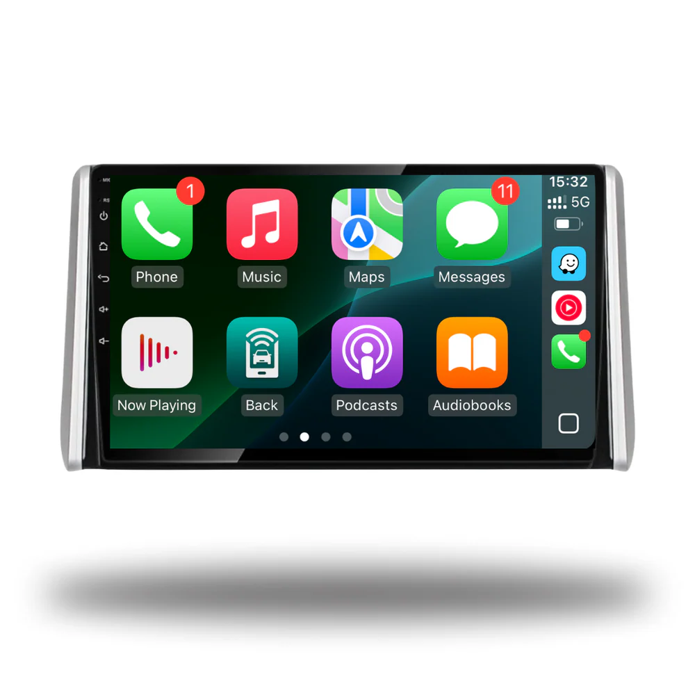 10” Android Multimedia Wireless Apple Carplay Stereo With Bluetooth, Wifi, Usb, Aux Custom Fit For Toyota Corolla...