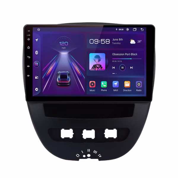 10″ Car Android Stereo Radio Octa Core With Apple CarPlay & Android Auto For Toyota Aygo Citroen C1 2005 – 2014 -...