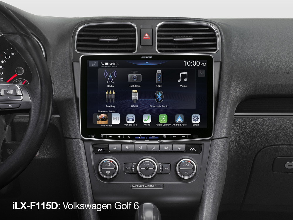 ALPINE ILX F115D 11-Inch Media Receiver with 1 DIN Chassis, featuring DAB+, Apple CarPlay and Android Auto - Image 7