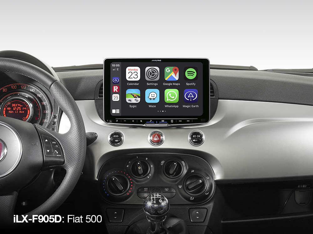 ALPINE ILX F905D 9-Inch Media Receiver with 1 DIN Chassis, featuring DAB+, Apple CarPlay and Android Auto - Image 9