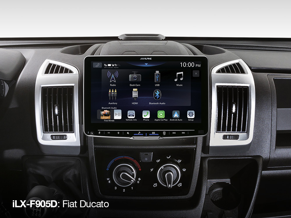 ALPINE ILX F905D 9-Inch Media Receiver with 1 DIN Chassis, featuring DAB+, Apple CarPlay and Android Auto - Image 5