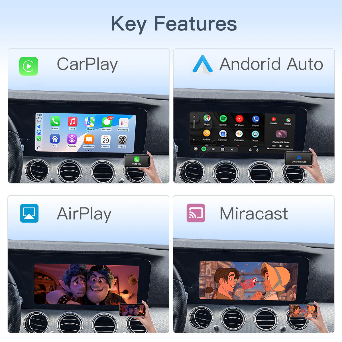 12.3" Screen For Mercedes Benz W213 2016-2019 Linux Stereo Carplay Android Navigation Multimedia Video Player - Image 5