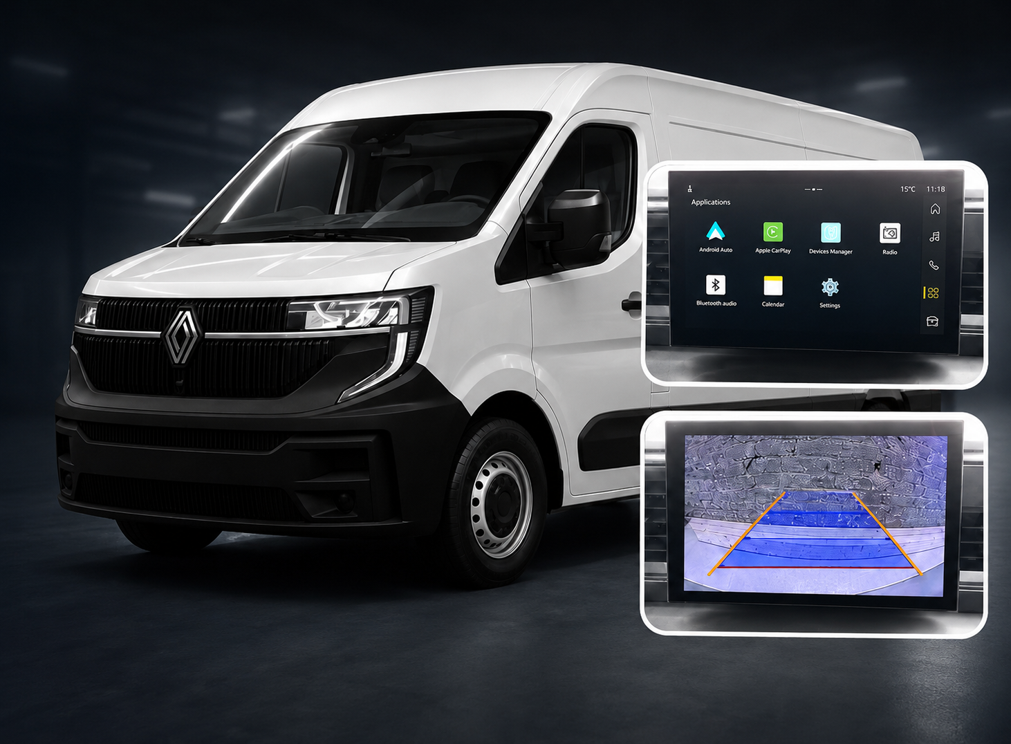 Front & Rear Camera Integration Kit for Reanault Master and Nissan Interstar 2024 Onwards