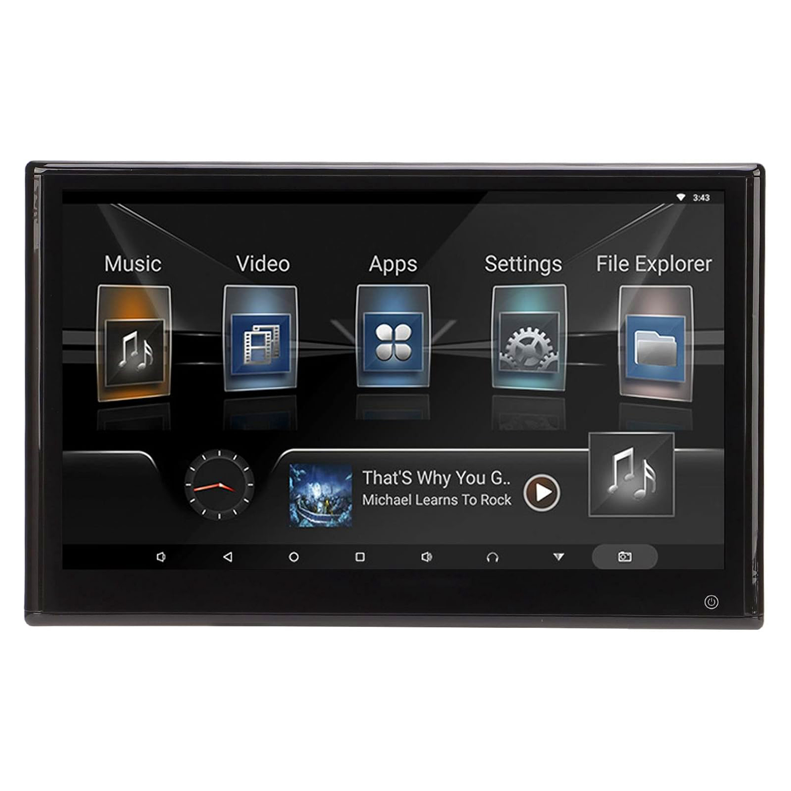 11.6″ FHD Android Headrest Screen Multimedia Player with USB, Wifi, Bluetooth and HDMI Input Output Port