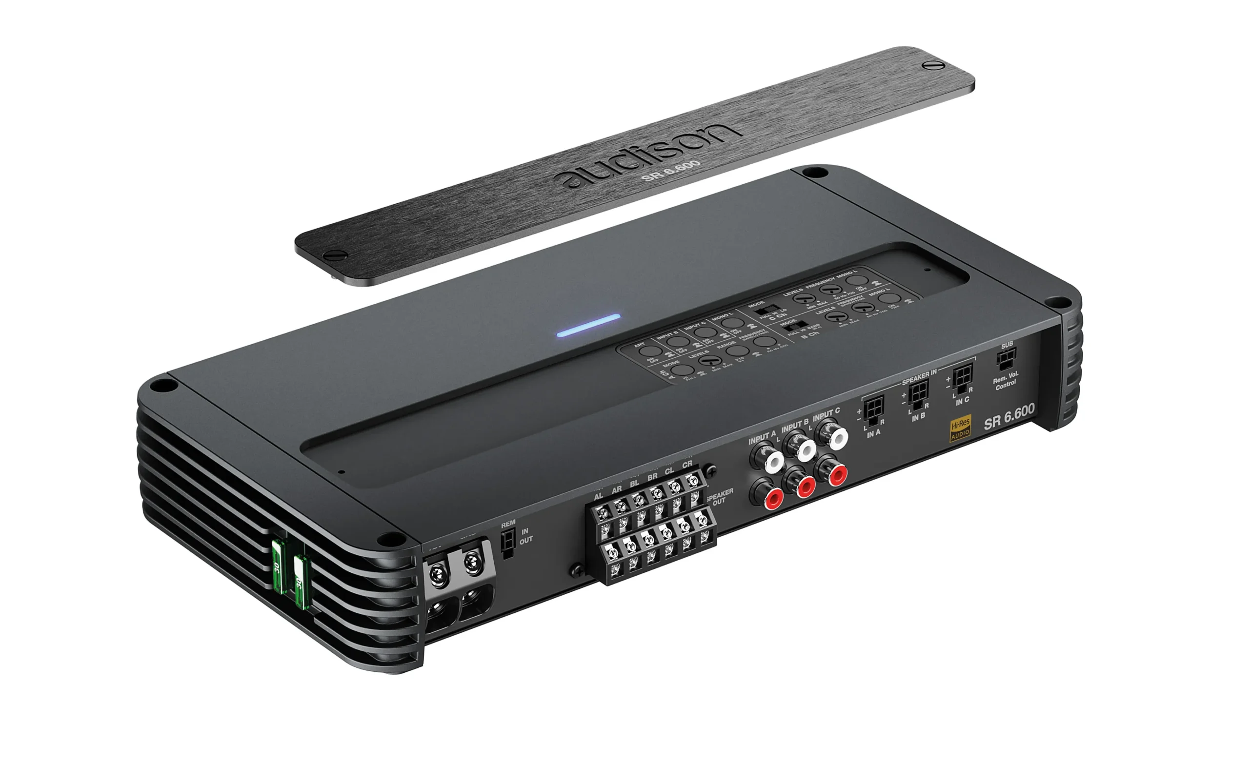 Audison SR 6.600 Amp 6 Channel High Power Bridgeable Speaker Amplifier 1120w RMS D-Class - Image 2