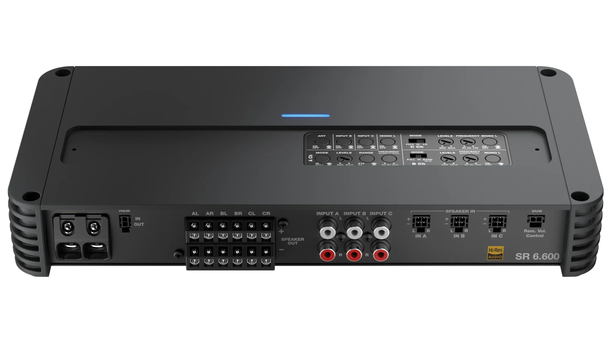 Audison SR 6.600 Amp 6 Channel High Power Bridgeable Speaker Amplifier 1120w RMS D-Class - Image 3