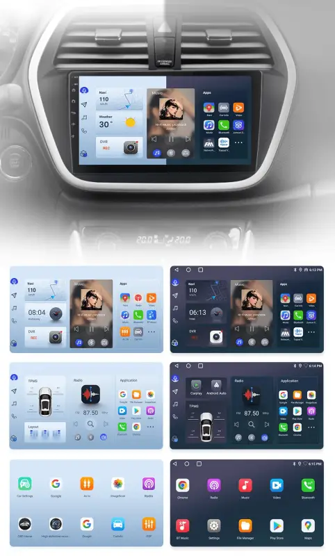 9” Android Carplay Stereo Radio Multimedia System For Suzuki S-Cross SX4 2014-2017 - Image 6