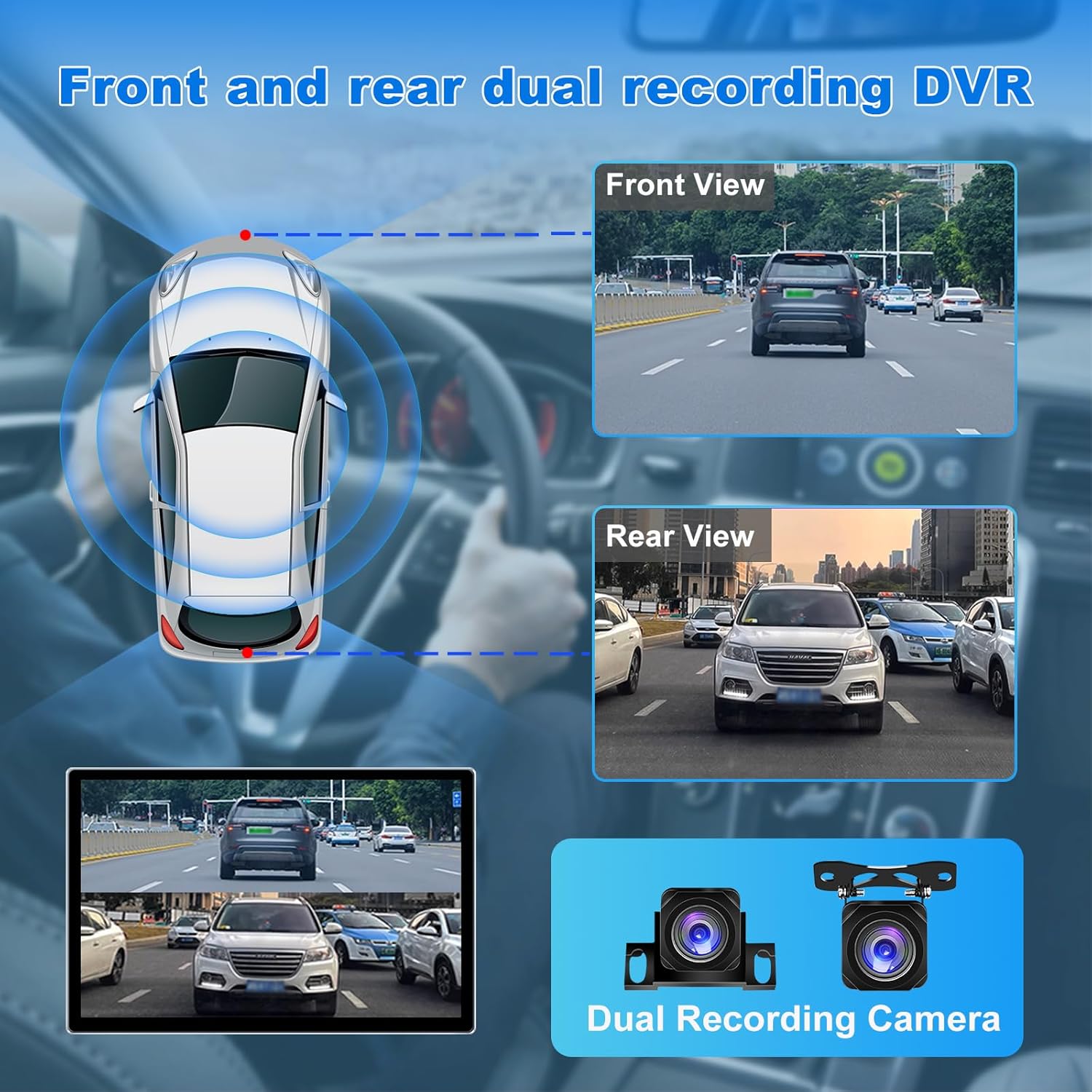 Foto: ICM 10 Inch Screen Universal Double Din Wired Wireless Android Auto Carplay Car Player 4+64GB Touchscreen Stereo...