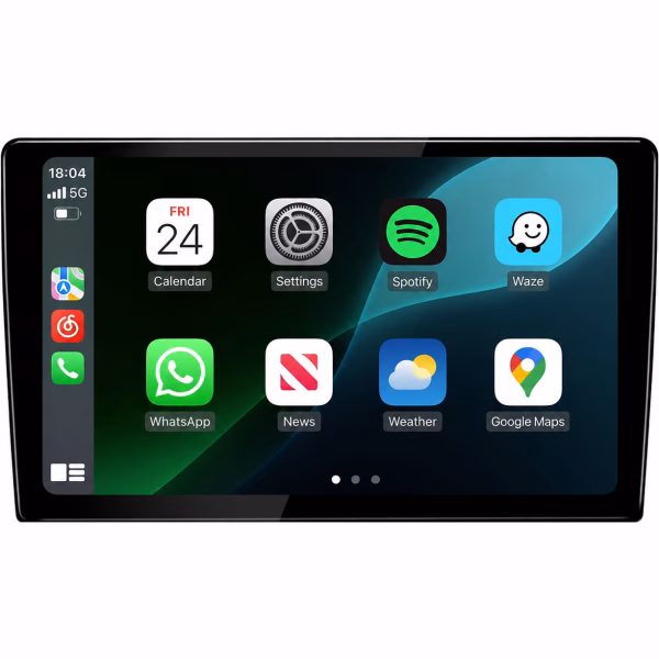 ICM 10 Inch Screen Universal Double Din Wired Wireless Android Auto Carplay Car Player 4+64GB Touchscreen Stereo Navigation...