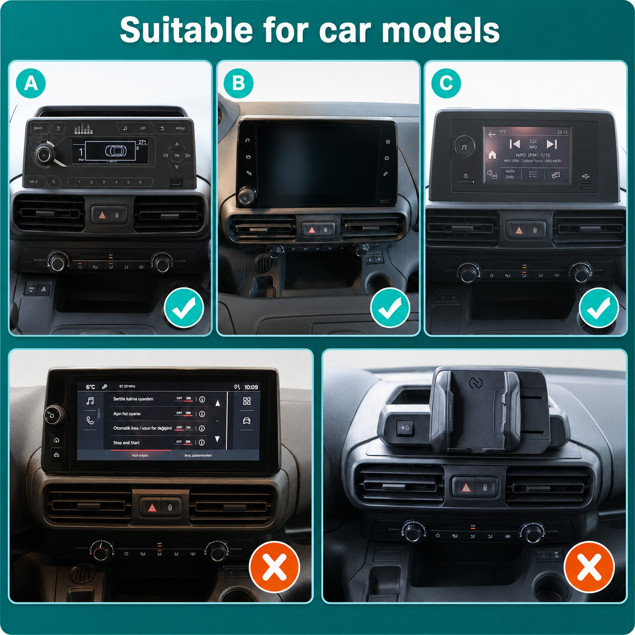 9” Android Carplay Stereo Radio Multimedia System For Citroen Berlingo Peugeot Partner Vauxhall Combo 2018-2023 — Peugeot |...