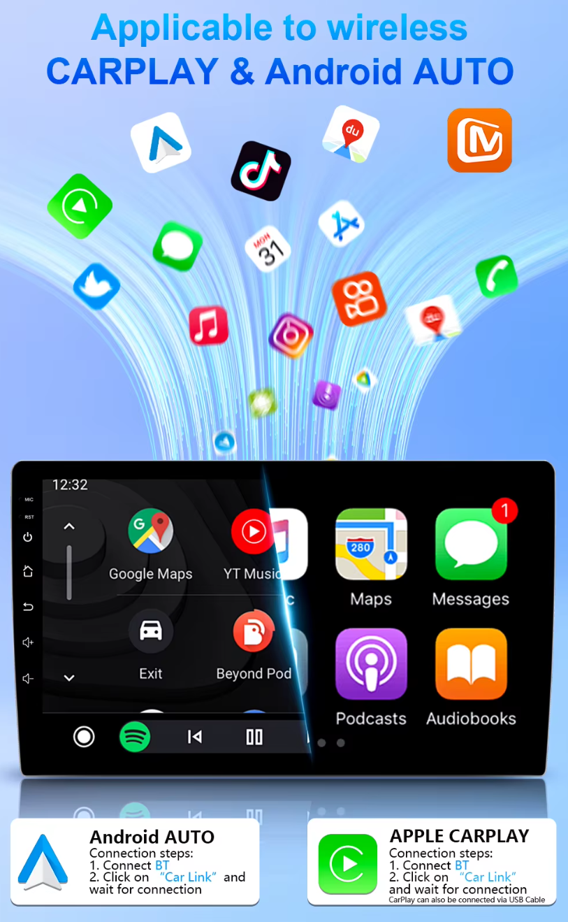9” Android Carplay Stereo Radio Multimedia System For Toyota Auris 2012-2018 — Fitting Accessories | photo | incarmusic.co.uk