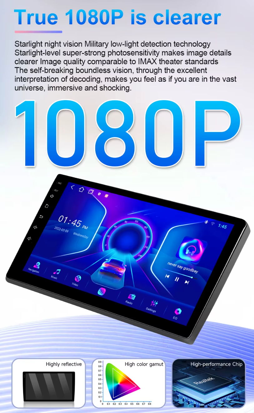 9” Android Carplay Stereo Radio Multimedia System For Toyota Auris 2012-2018 — view main · Fitting Accessories |...