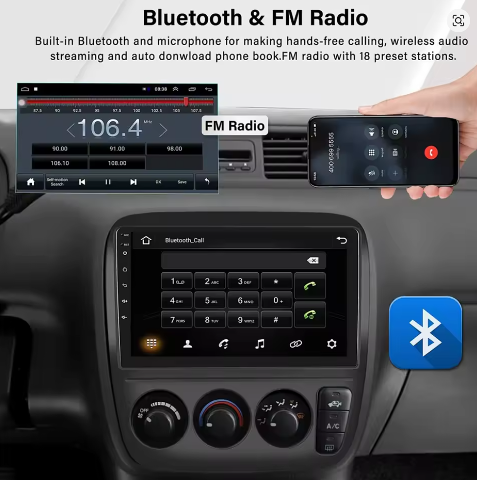 9” Android Carplay Stereo Radio Multimedia System For Citroen Berlingo Peugeot Partner Vauxhall Combo 2018-2023 — Peugeot |...