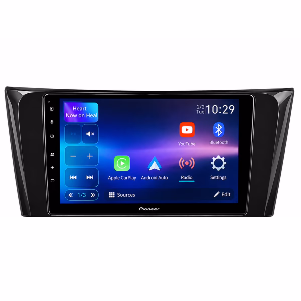 Visual Pioneer SPH-PF97BT 9″ Capacitive touchscreen, Wireless Apple CarPlay, Wireless Android Auto, USB Mirroring, Wifi, AUX...