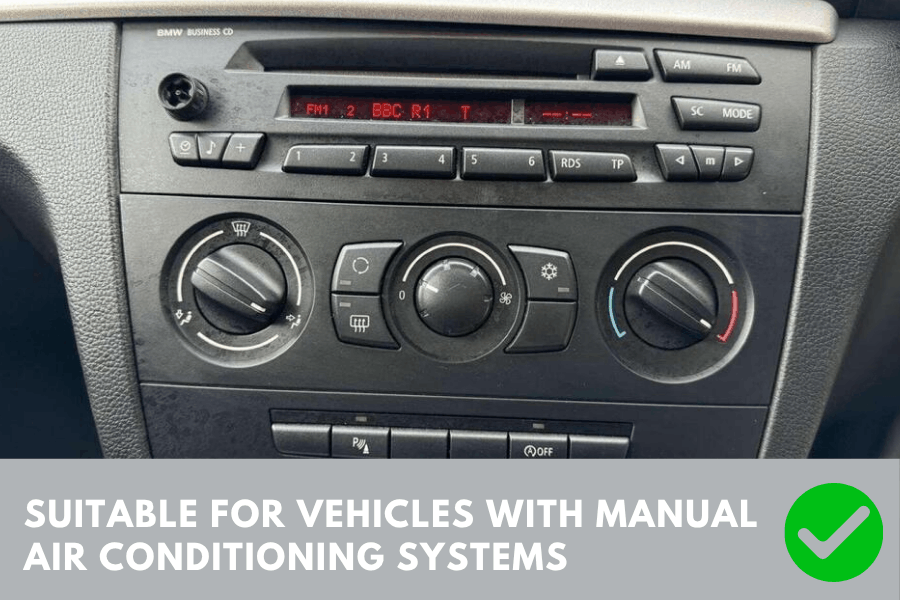 PF-114 compatibility - BMW 1 Series E81 E82 E87 E88 with manual climate control