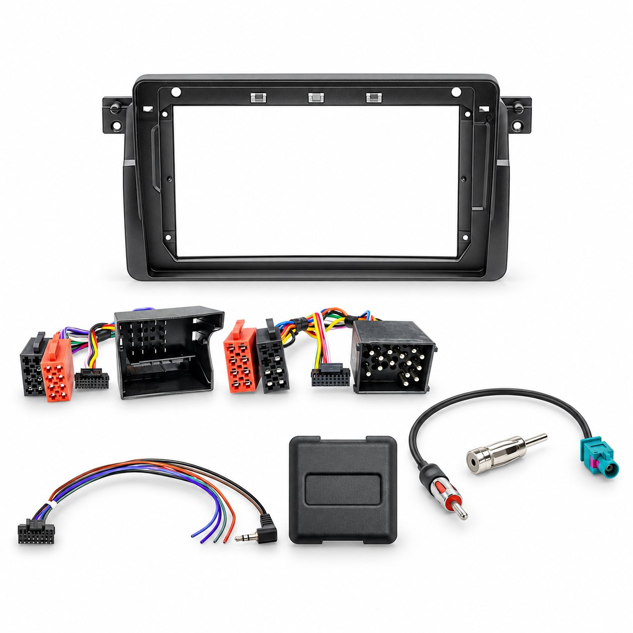 Photo: 9″ Complete Installation Kit For BMW 3 Series (E46) 07/1998-02/2007 SWC/Antenna · BMW | incarmusic.co.uk