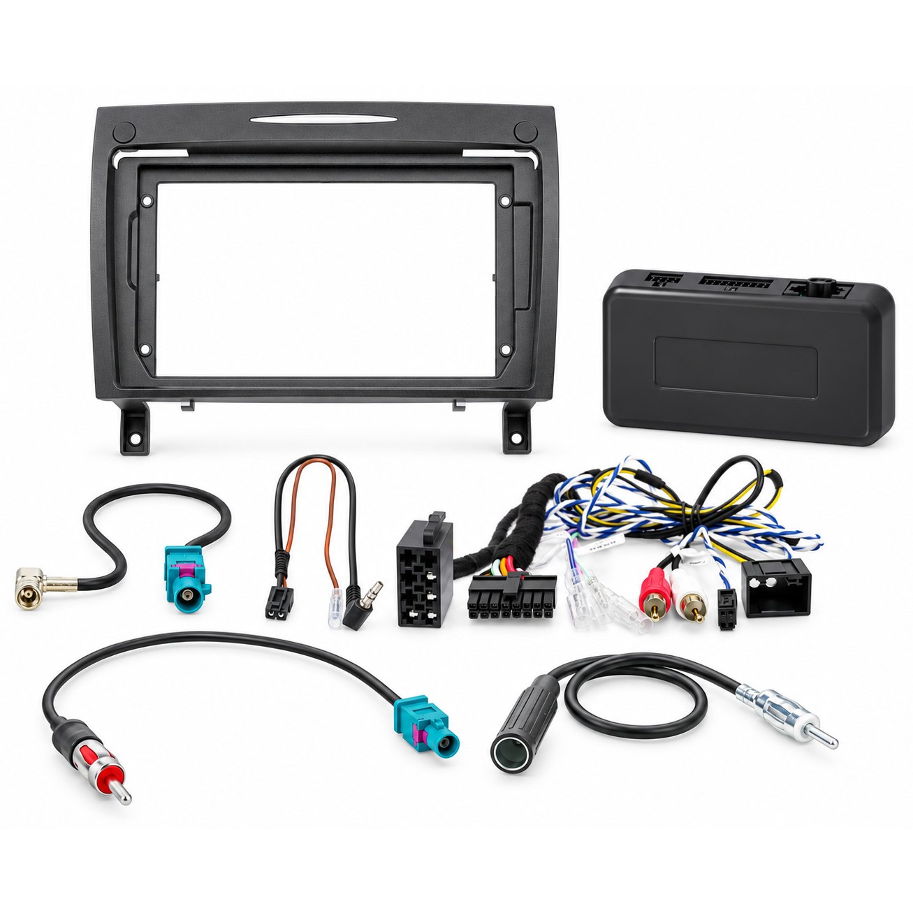 Photo: 9″ Complete Installation Kit For Mercedes SLK (R171) 03/2004-03/2011 SWC/Antenna/Amp · Mercedes | incarmusic.co.uk