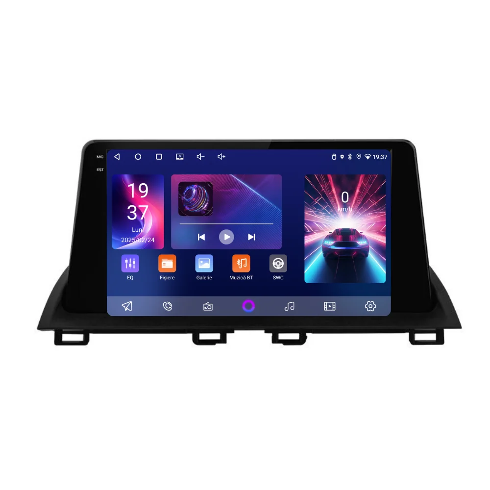 Android Multimedia Car Stereo With 10″ Display Built-In Apple CarPlay & Android Auto Custom Fit For Mazda 3 (2014-2019) —...