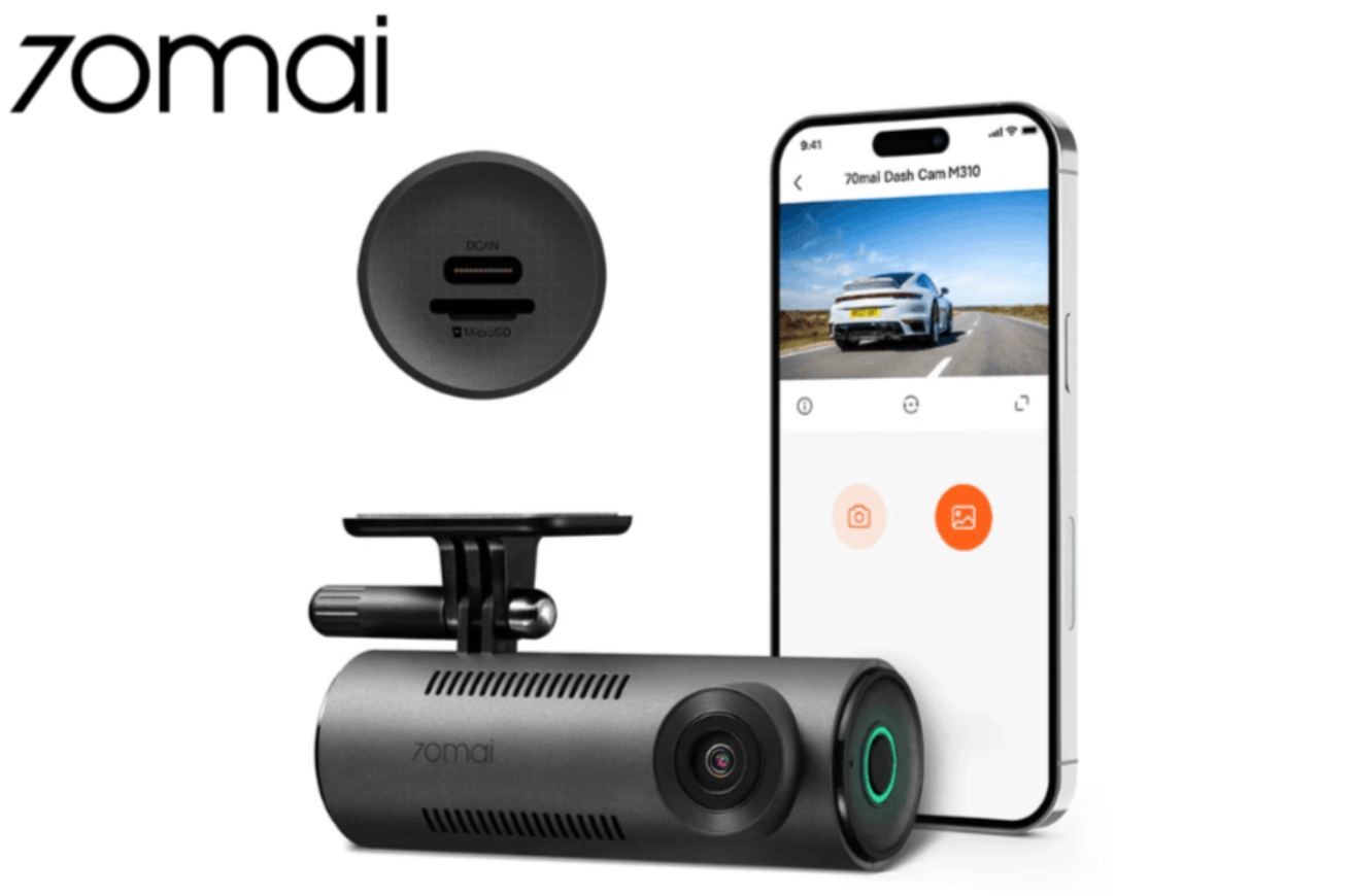 70mai M310 2K QHD Front DasKey Benefits 2K QHD Recording 130° Field of View Wi-Fi App Control English Voice Control Best...