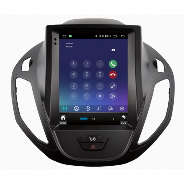 9.7″ Android Auto Apple Carplay Car Stereo Multimedia Vertical Player Tesla Style Custom Fit for Ford B-Max Transit Courier...